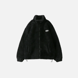 Hip Hop Fleece Zipper Jacket