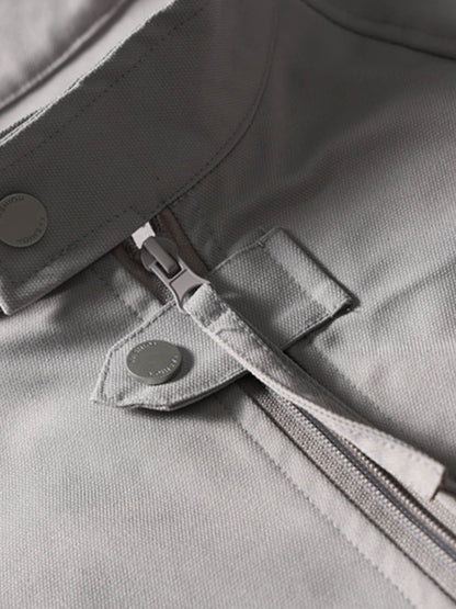 Street-style Multi-zipper Casual Jacket