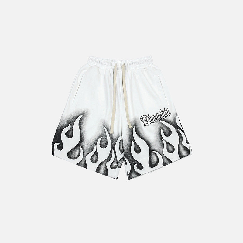 Fire Flame Shorts