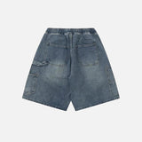 Baggy High Blue Denim Jorts