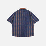 Cartoon Embroidery Pattern Vintage Shirt