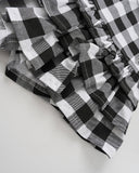 Tiered Plaid Skort