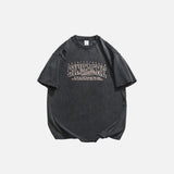 Korean Letter Print Soft Boy T-Shirt