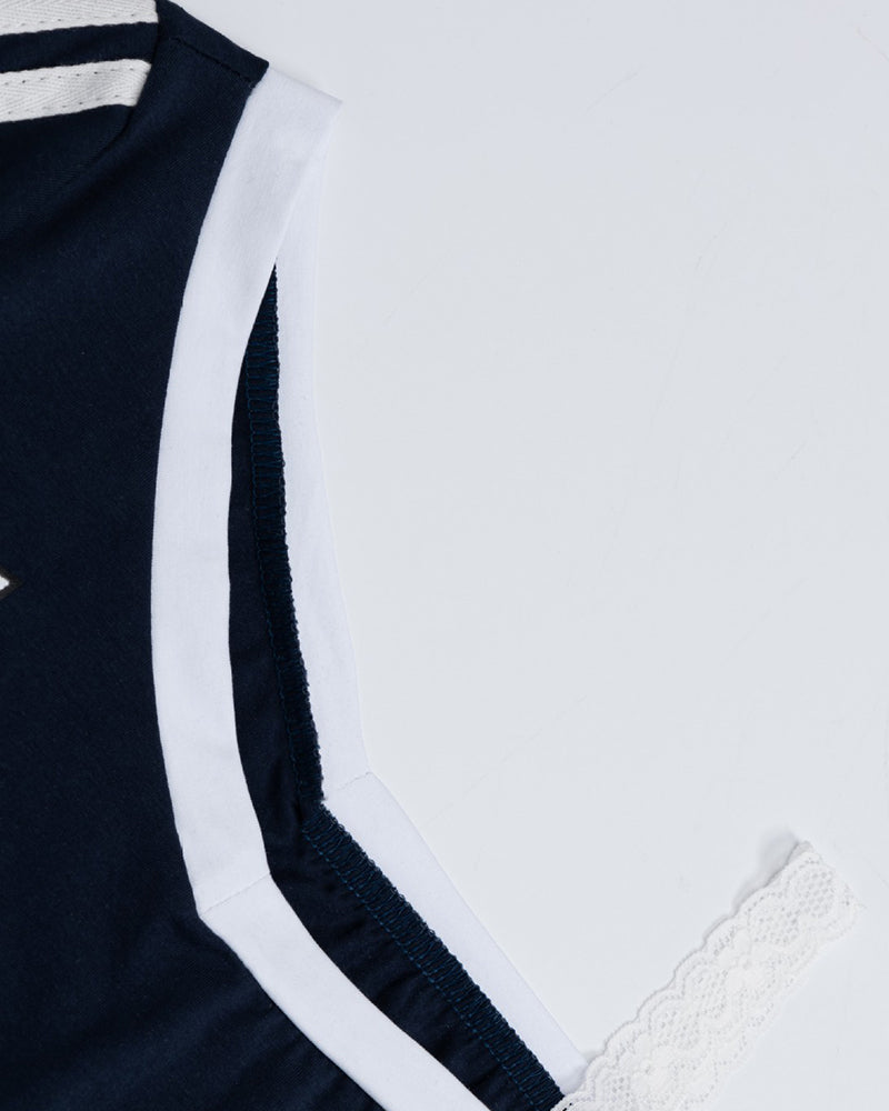 Off-Shoulder Graphic Baby Tee