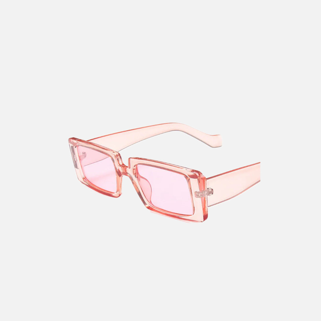 Rectangular Thic Frame Sunglasses