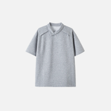 Summer Classic Irregular Polo Collar T-Shirt