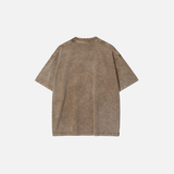 Elevated Washed Retro Graphic 3D Printed T-Shirt