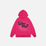 Gradient Printing Loose Hoodie