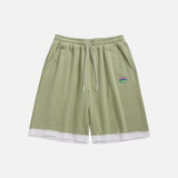 White Outline Shorts DAXUEN