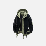 Color Coded Thicken Polar Fleece Loose Fur Jacket