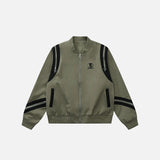 Vintage Striped Varsity Jacket