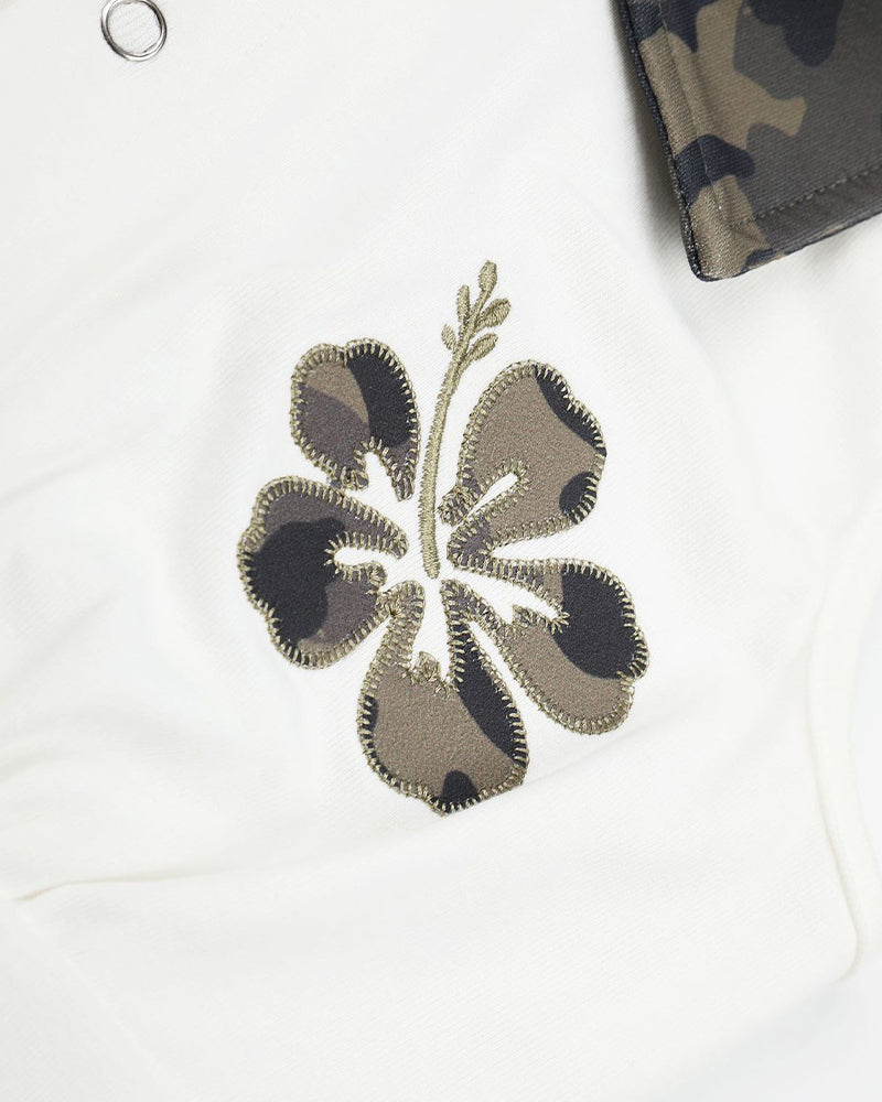 Camo Flower Sleeveless Top