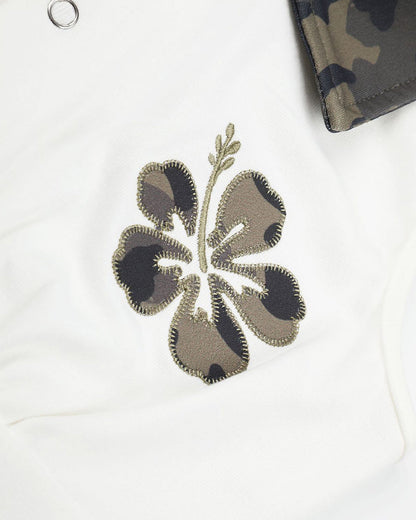 Camo Flower Sleeveless Top