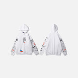 The Article Japanese Letter Print Hoodie