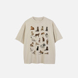 Various Cats Breeds Graphic T-shirt