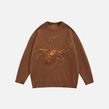Y2K Spider Holes Sweater