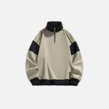 Winter High Quality Half Zipper Casual Sweatshirt