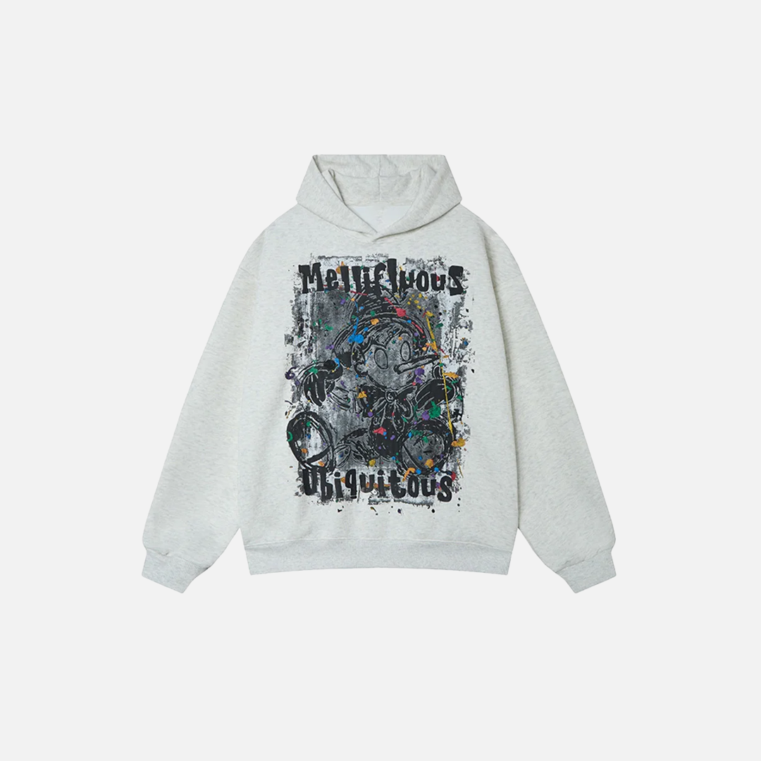Stylish Graffiti Graphic Hip Hop Hoodie