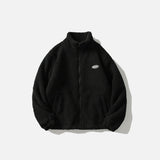 Solid Color Fuzzy Jacket