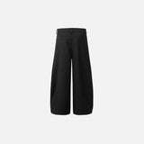 Solid Color Wide Leg Machete Pants