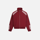Striped Athletic Jogger Pants & Windbreaker Jacket