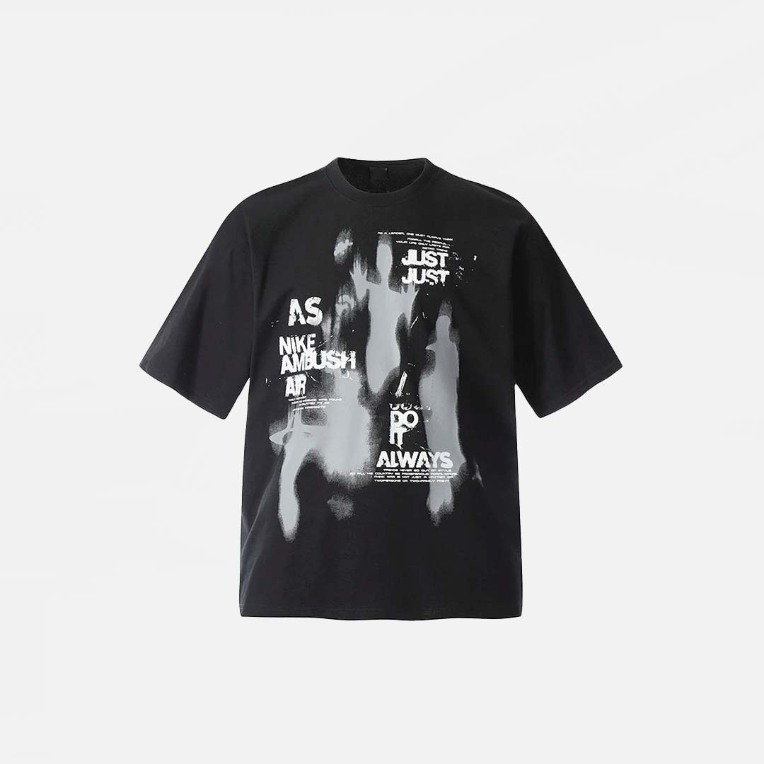 Oversized Graphic Ghosts T-Shirt