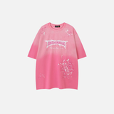 Graffiti Letter Hip Hop Cotton Short Sleeve T-Shirt