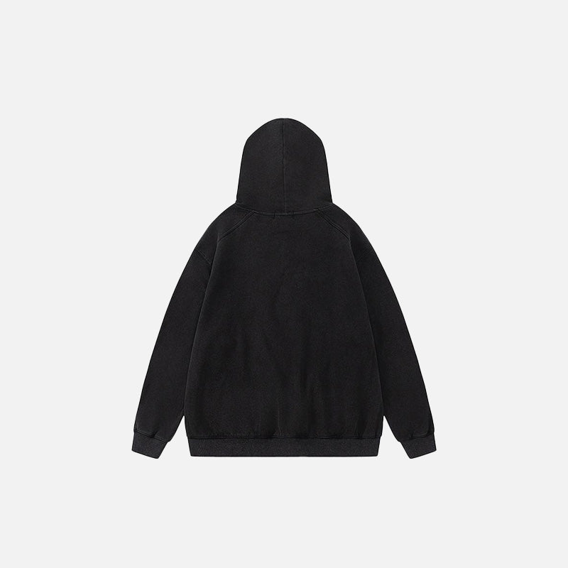 Washed Letters Galaxy Hoodie
