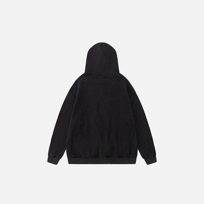 Washed Letters Galaxy Hoodie