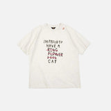 Vintage Letter Print Oversized Graphic T-shirt