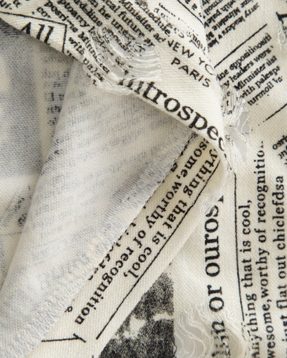 Vintage Newspaper Print Tee