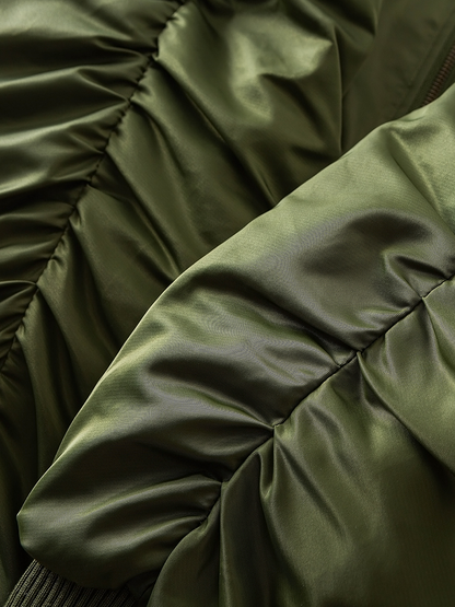Neutral Cotton-Padded Coat