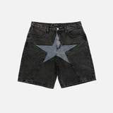 New Patchwork Oversized Hip Hop Short