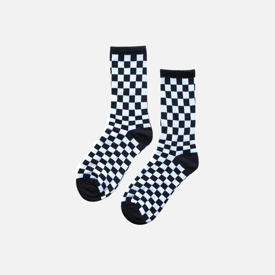 Checkered Vintage Y2K Socks