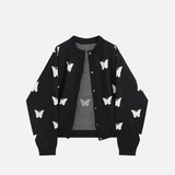 Y2K Korean Butterflies Vintage Sweater