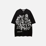 Vintage Cartoon Character Print Graphic T-Shirt
