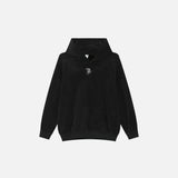 Embroidery Letter Loose Hoodie