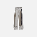 Relaxed European Style Street Vibe Wide Leg Pants