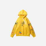 The Article Japanese Letter Print Hoodie