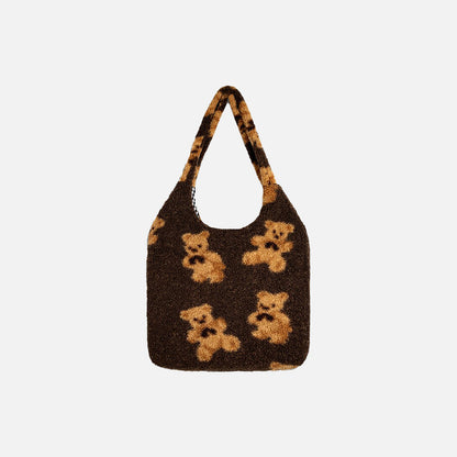 Plush Teddy Bear Tote Bag