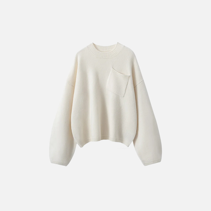 Luxury Cashmere Front Pocket Sweater