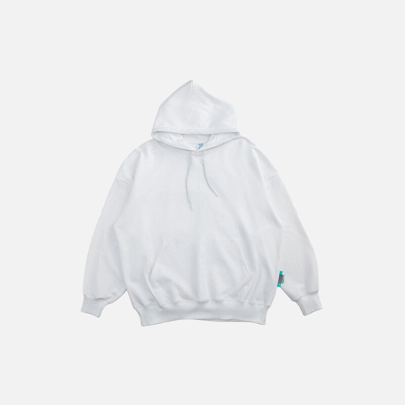 Terry Blank Solid Color Hoodie DAXUEN
