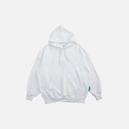 Terry Blank Solid Color Hoodie DAXUEN