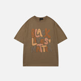 BLM Colorful Letter T-shirt