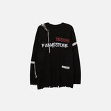 Skulled Heart Sweater