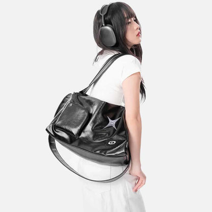 Y2K Star Design Shoulder Bag