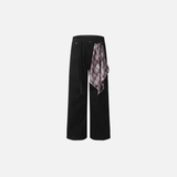AURA Removable Patchwork Wide Leg Hip Jeans