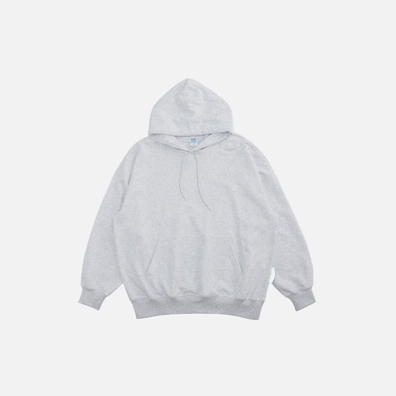 Terry Blank Solid Color Hoodie DAXUEN