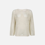 Y2K Loose Knitted Holes Sweater