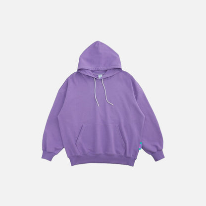 Terry Blank Solid Color Hoodie DAXUEN